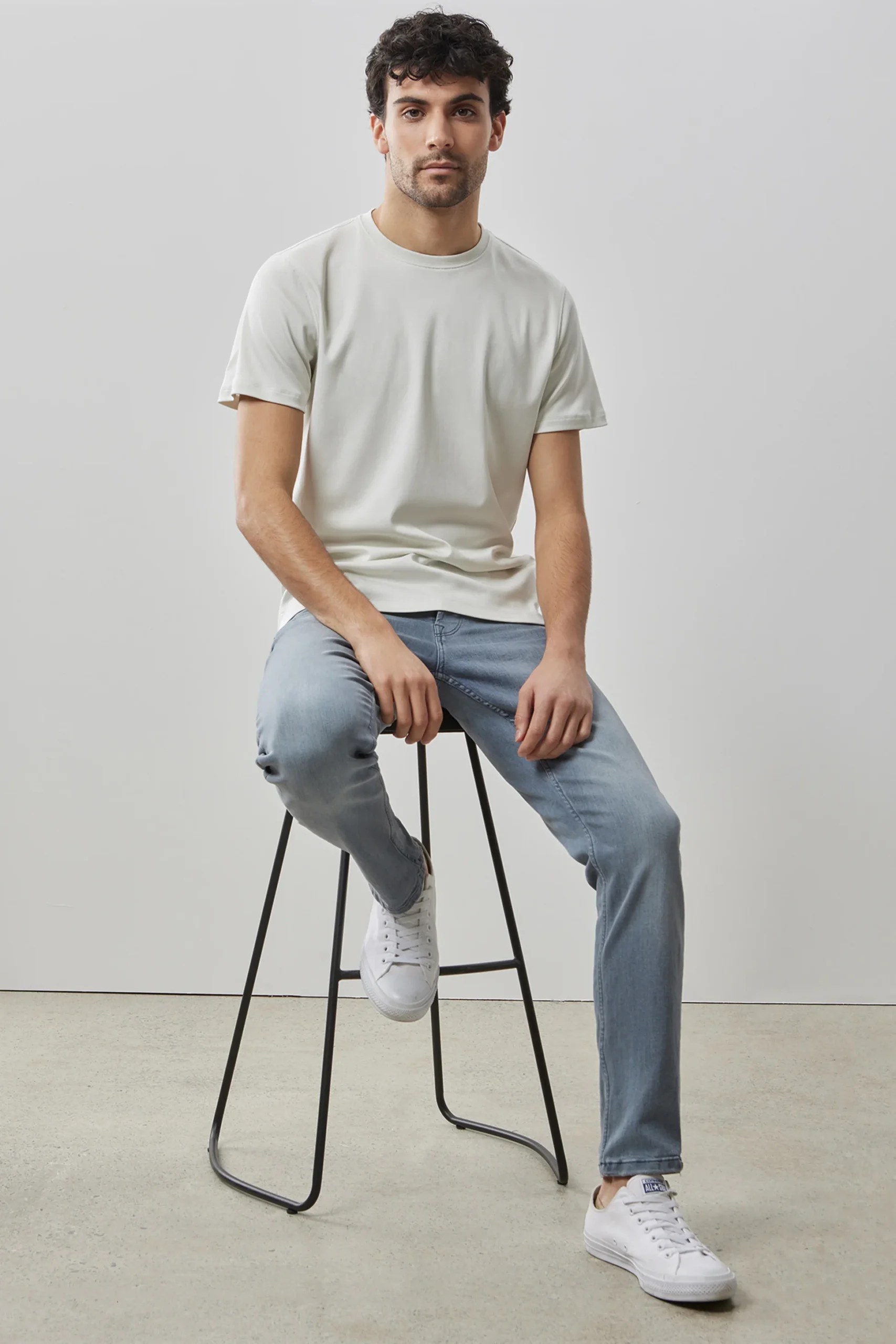 ROBERT BARAKETT THE BARAKETT TEE, BLANC – Image 3
