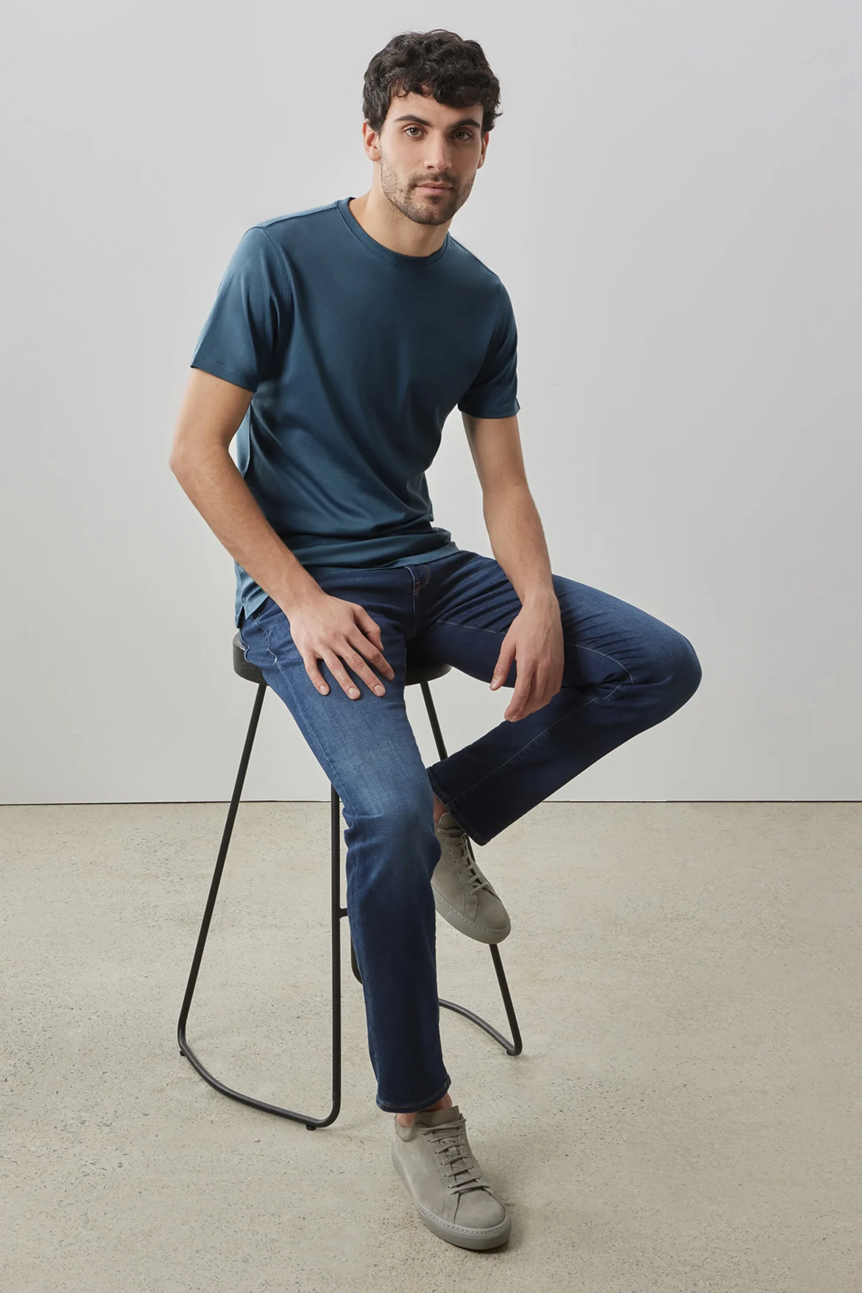 ROBERT BARAKETT THE BARAKETT TEE, BLEU – Image 3