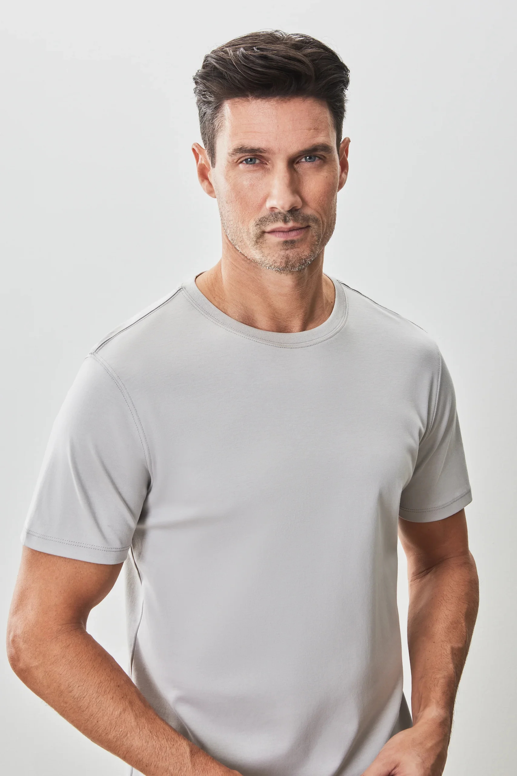 ROBERT BARAKETT THE BARAKETT TEE, GRIS – Image 2
