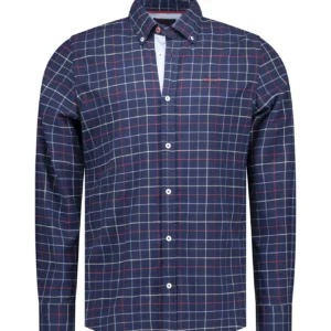 NZA STRETCH SHIRT ICON NAVY, BLEU COLORÉ
