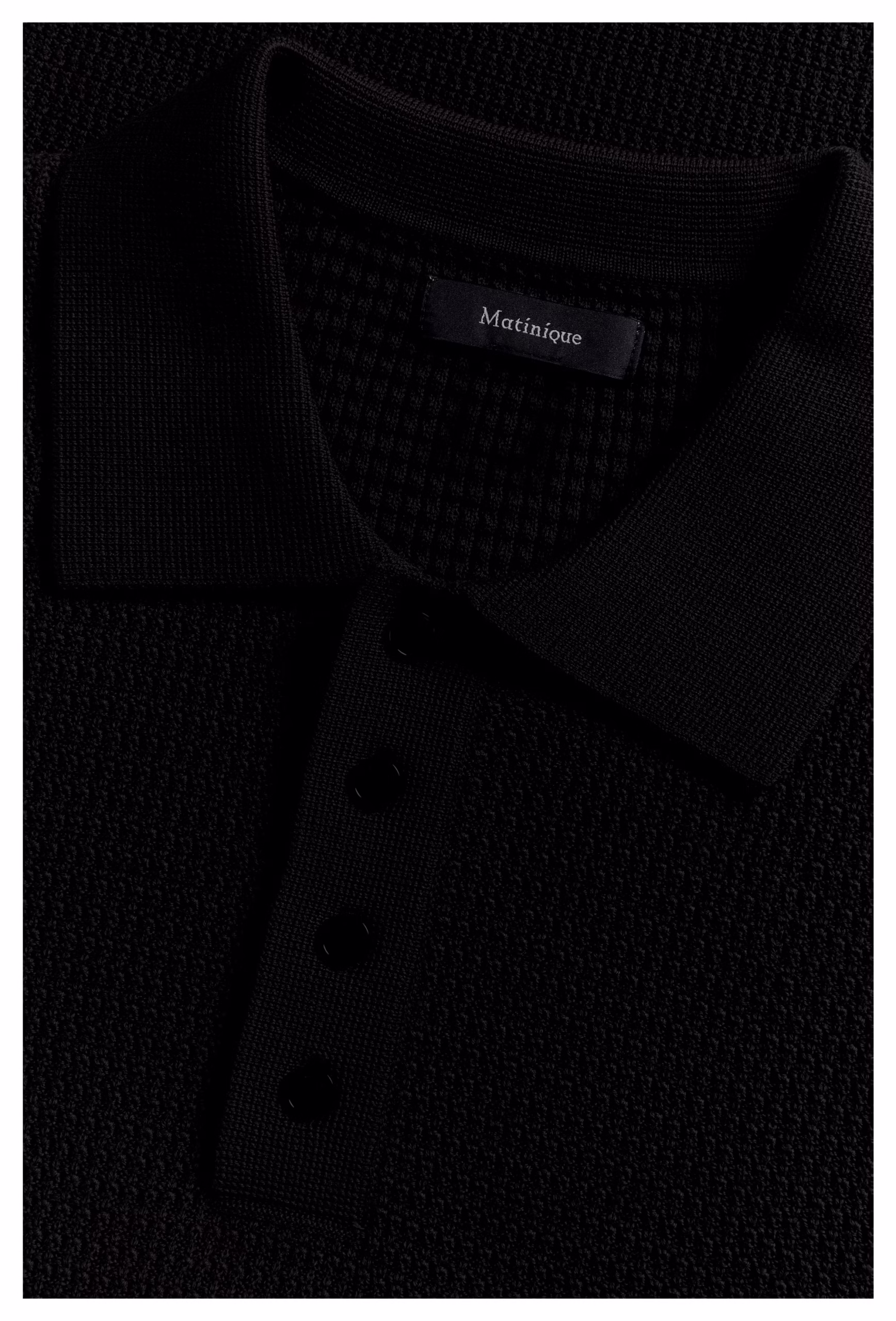 MATINIQUE PULL EN LAINE MAKERONE, NOIR – Image 4