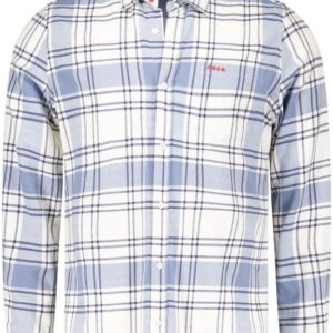 NZA CHEMISE À CARREAUX EN COTON BLANC