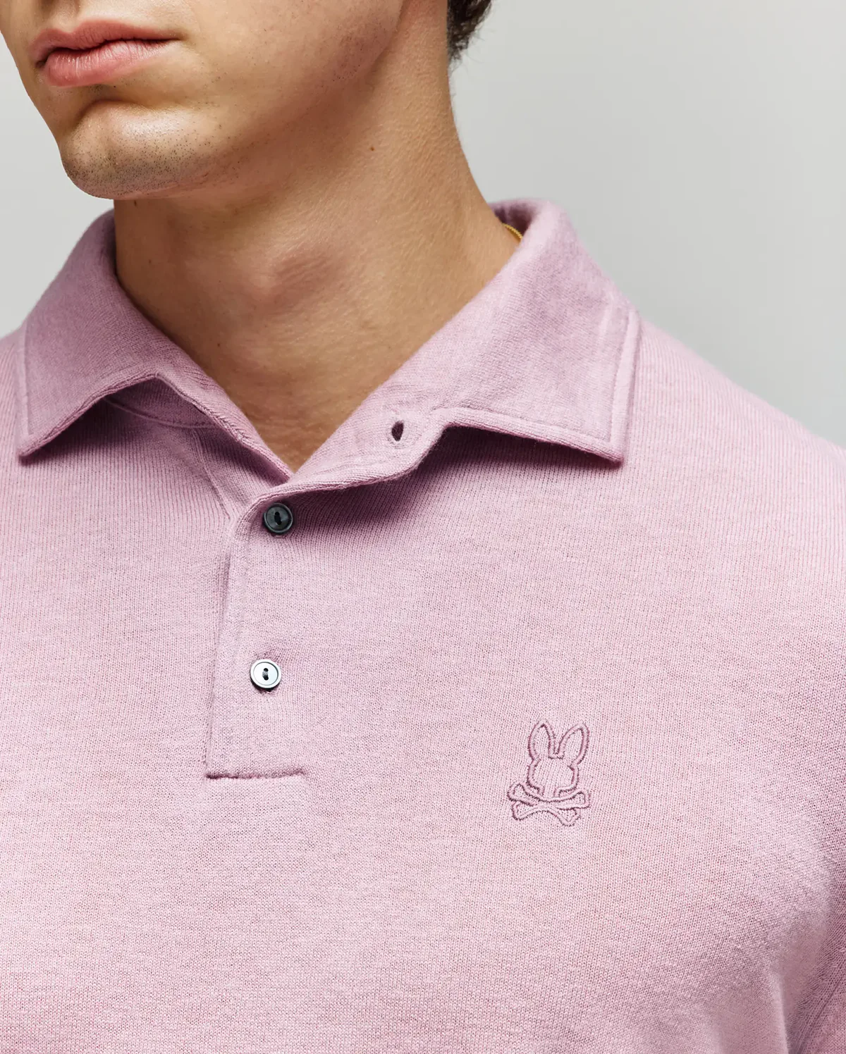 PSYCHOBUNNY POLO POUR HOMME BRADSHAW, ROSE – Image 3