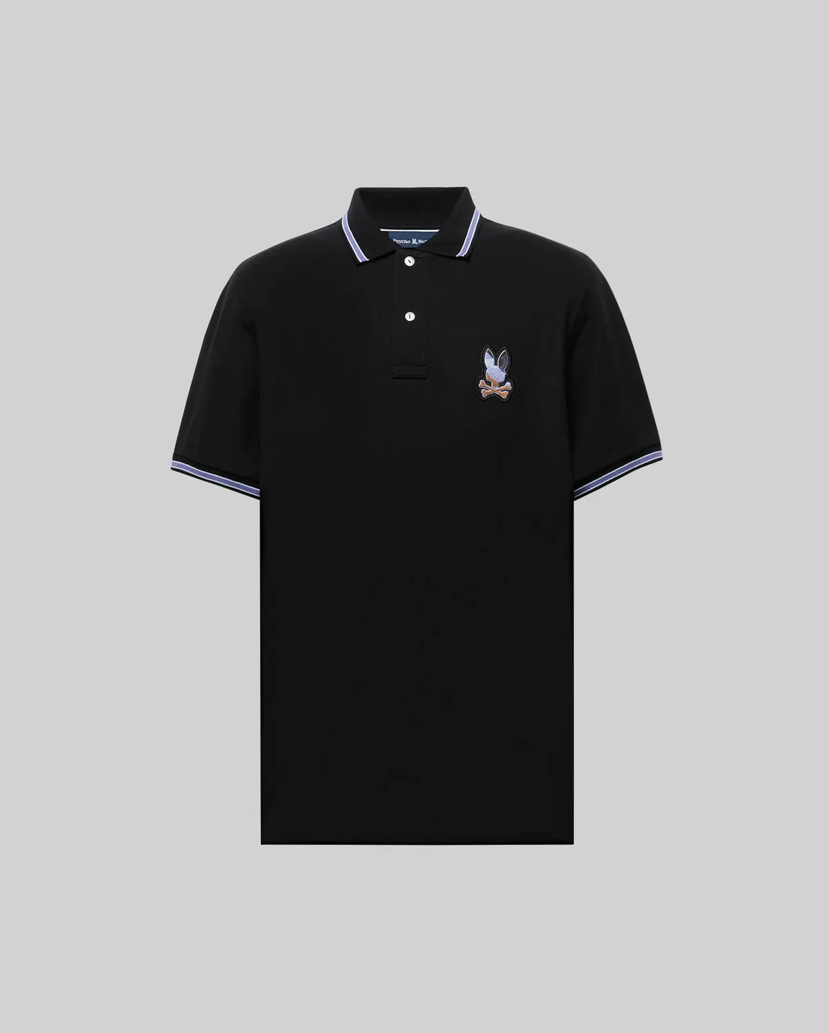 PSYCHOBUNNY POLO DANTE EN PIQUÉ POUR HOMME, NOIR