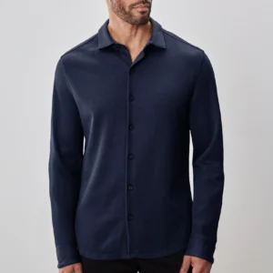 ROBERT BARAKETT EN TRICOT À MANCHES LONGUES MILO, MARINE