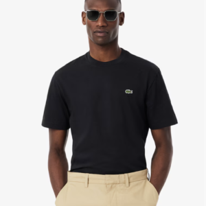 LACOSTE T-SHIRT EN COTON PIMA, NOIR