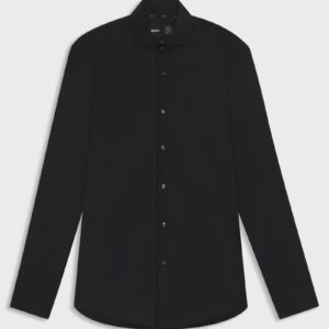 HUGO BOSS SLIM-FIT SHIRT, NOIR