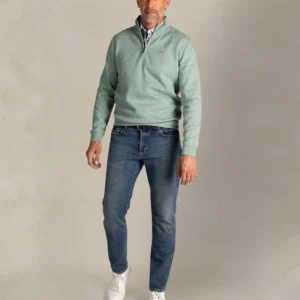 NZA PULL À DEMI-ZIP, VERT