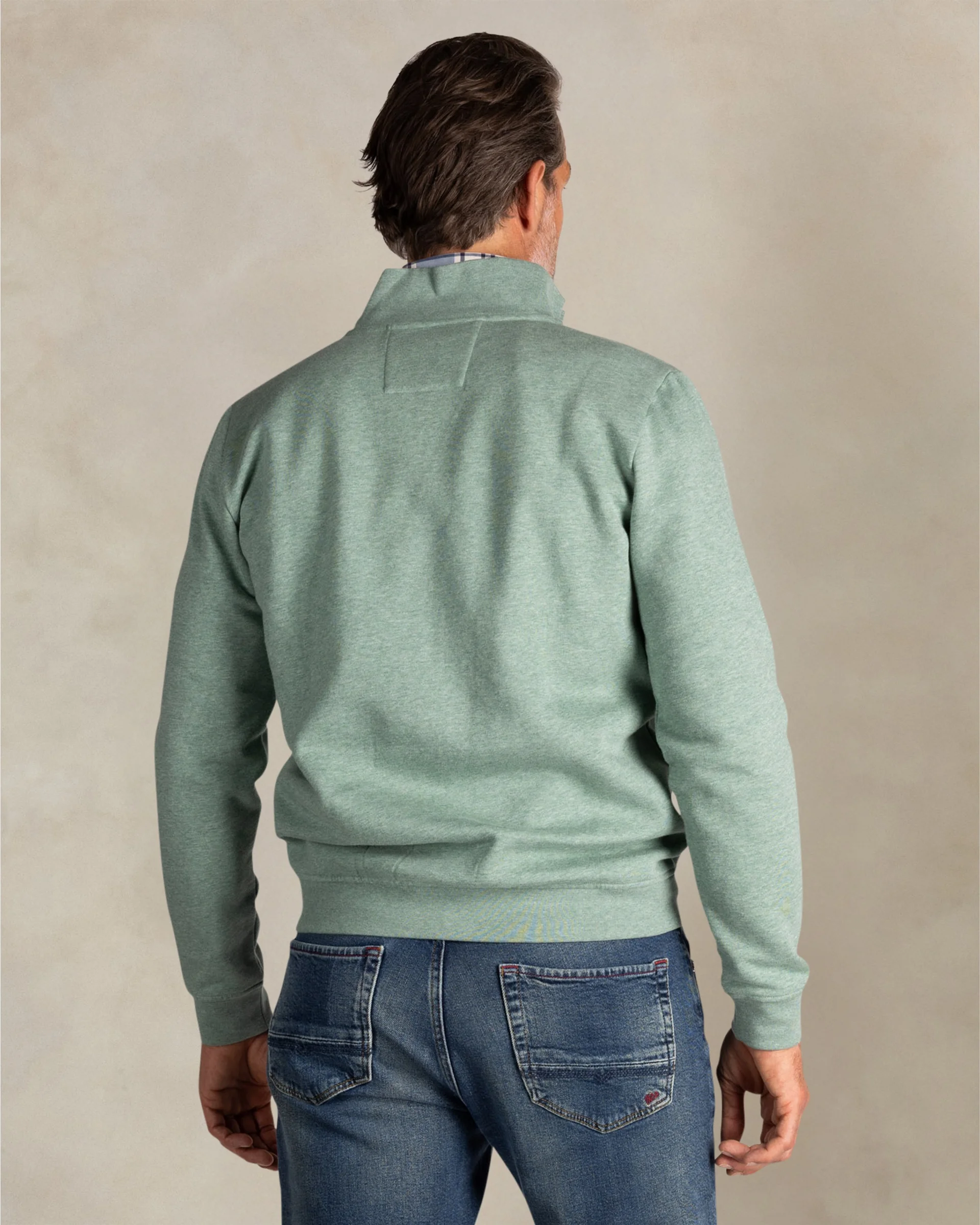 NZA PULL À DEMI-ZIP, VERT – Image 2