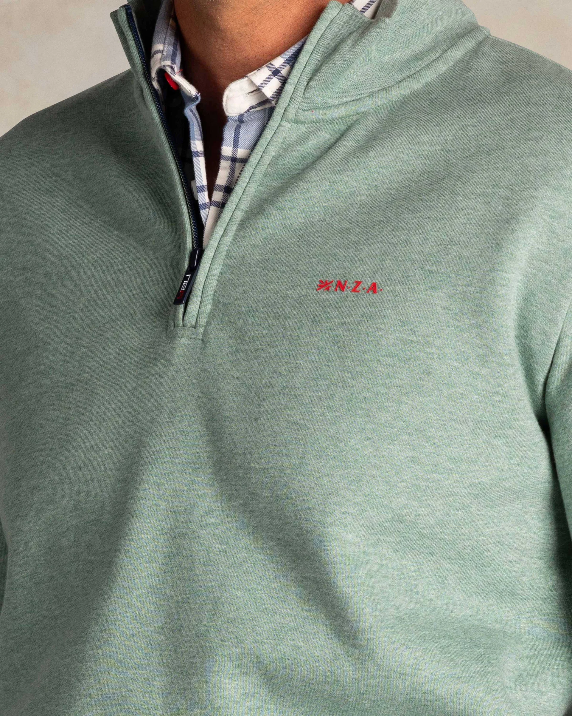 NZA PULL À DEMI-ZIP, VERT – Image 3