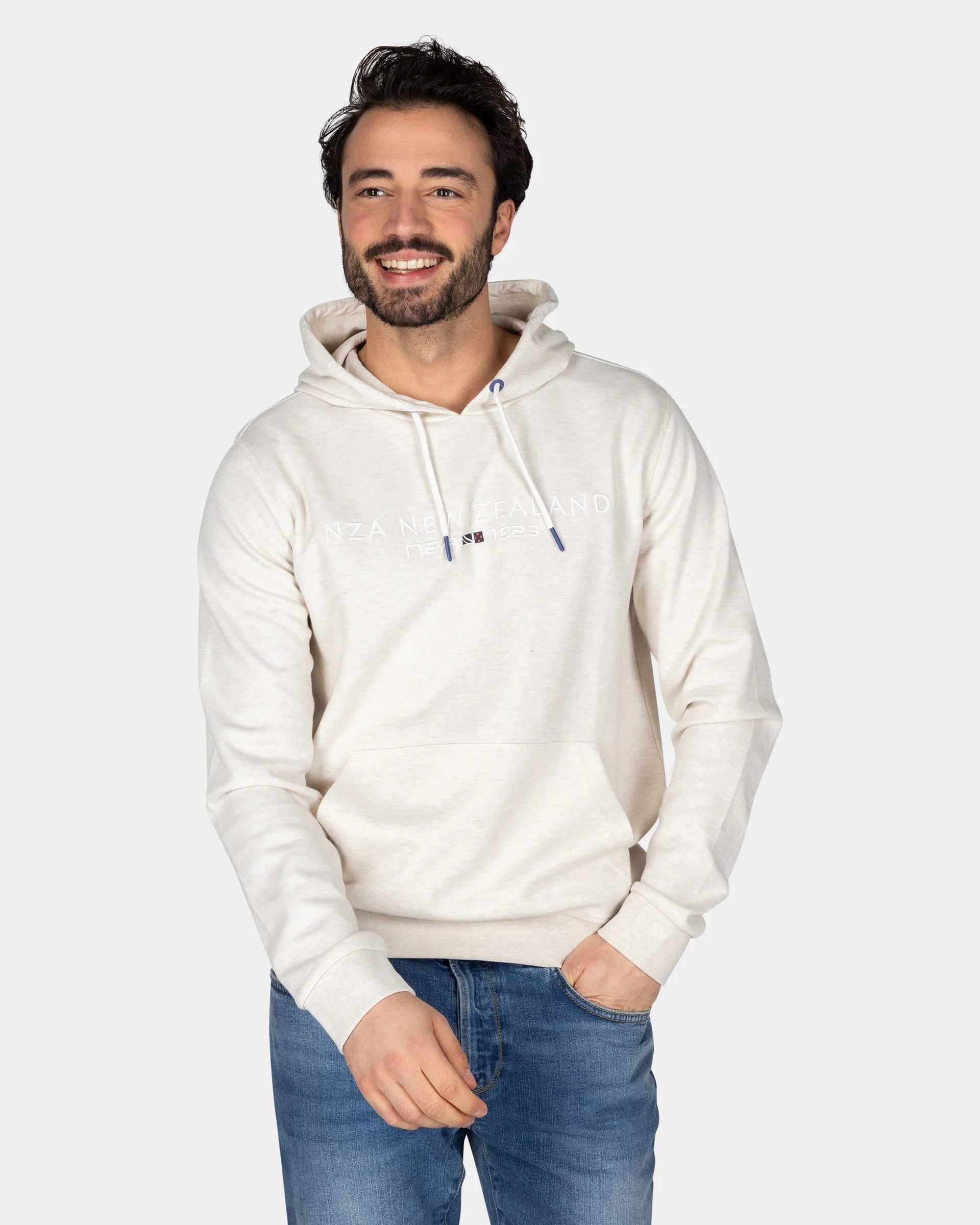 NZA SWEAT À CAPUCHE, BEIGE