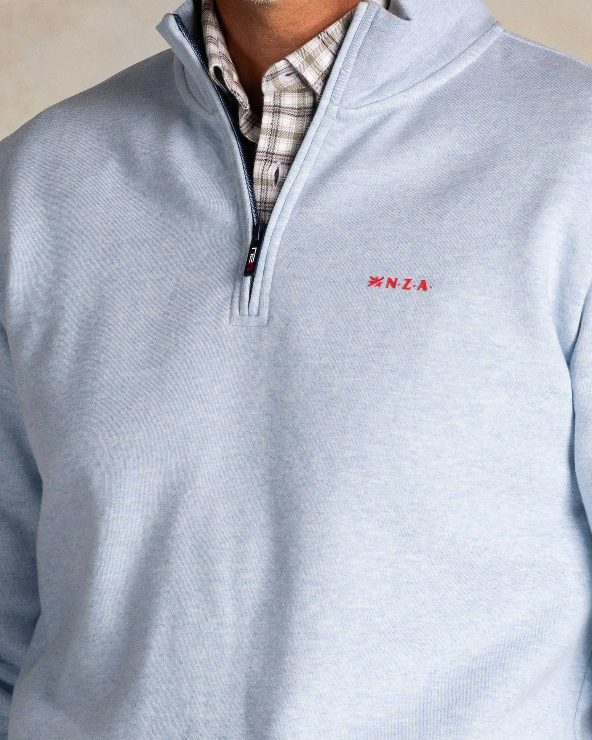 NZA PULL À DEMI-ZIP, BLEU CLAIR – Image 2