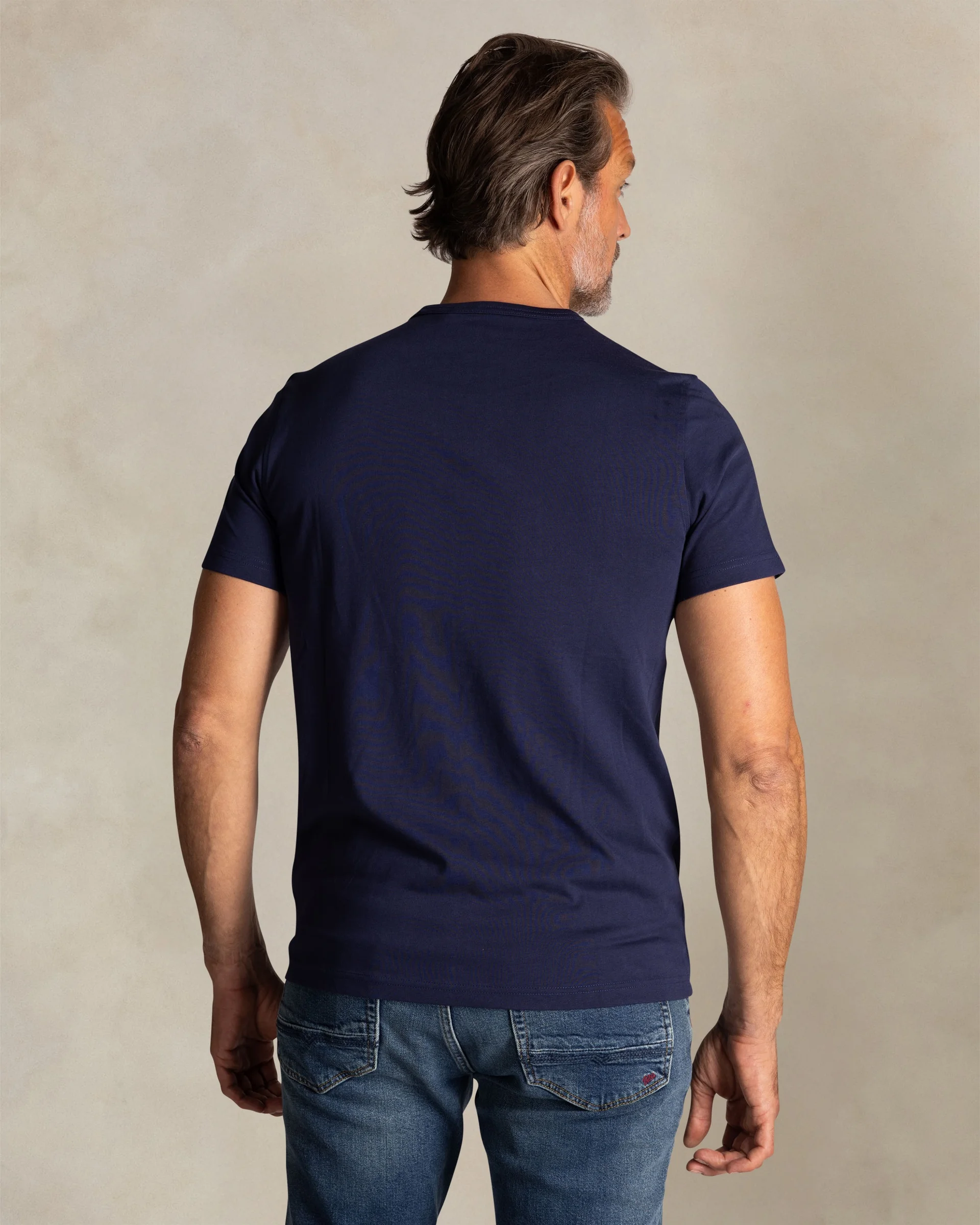 NZA T-SHIRT EN COTON, BLEU – Image 2