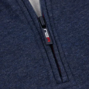 NZA PULL À DEMI-ZIP, BLEU