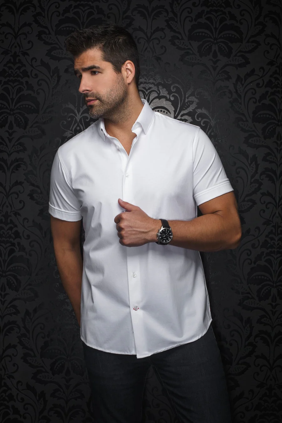 AU NOIR CHEMISE ALEXANDER SLD, BLANC