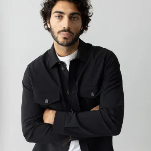 MOS MOSH GALLERY PULL ADAM EN MAILLE DOUCE, NOIR