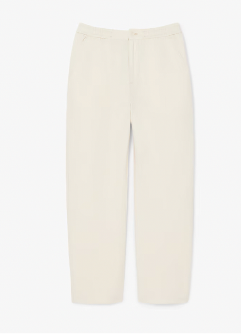 LACOSTE CHINO EN LIN COUPE CLASSSIQUE, BEIGE – Image 3