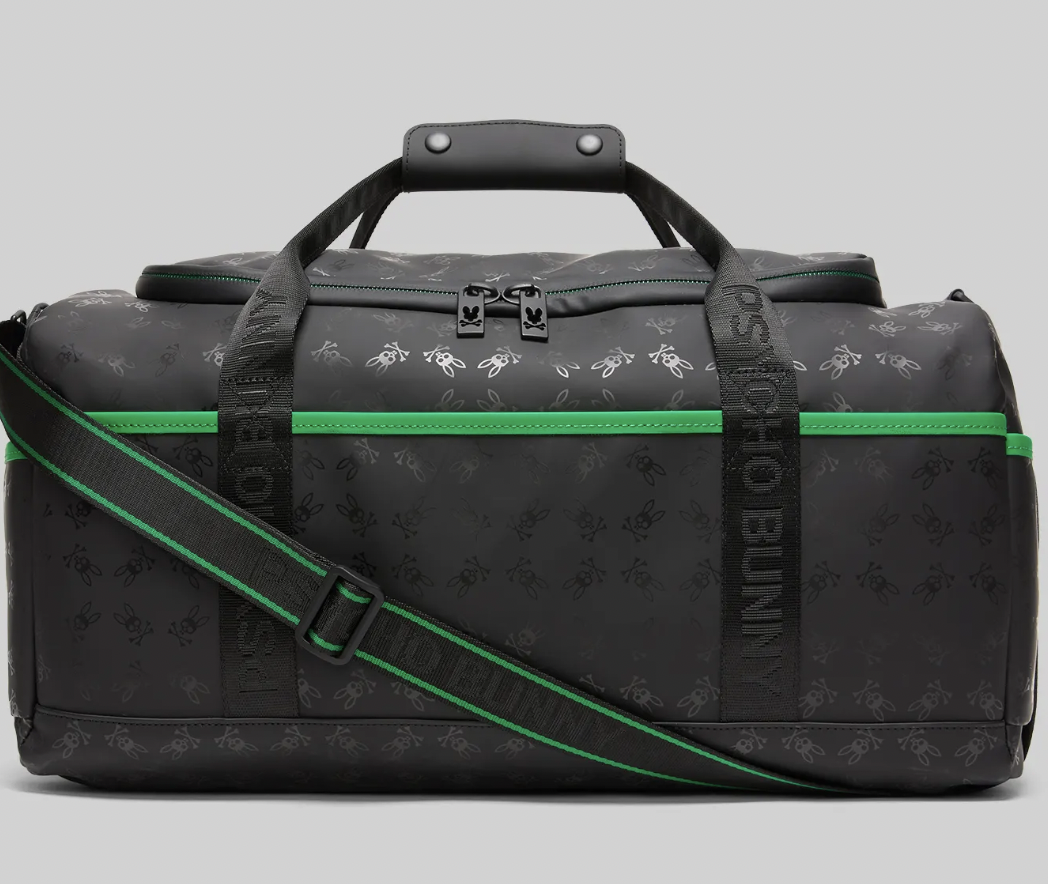 PSYCHO BUNNY SAC DE SPORT, NOIR