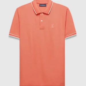 PSYCHO BUNNY POLO, ORANGE